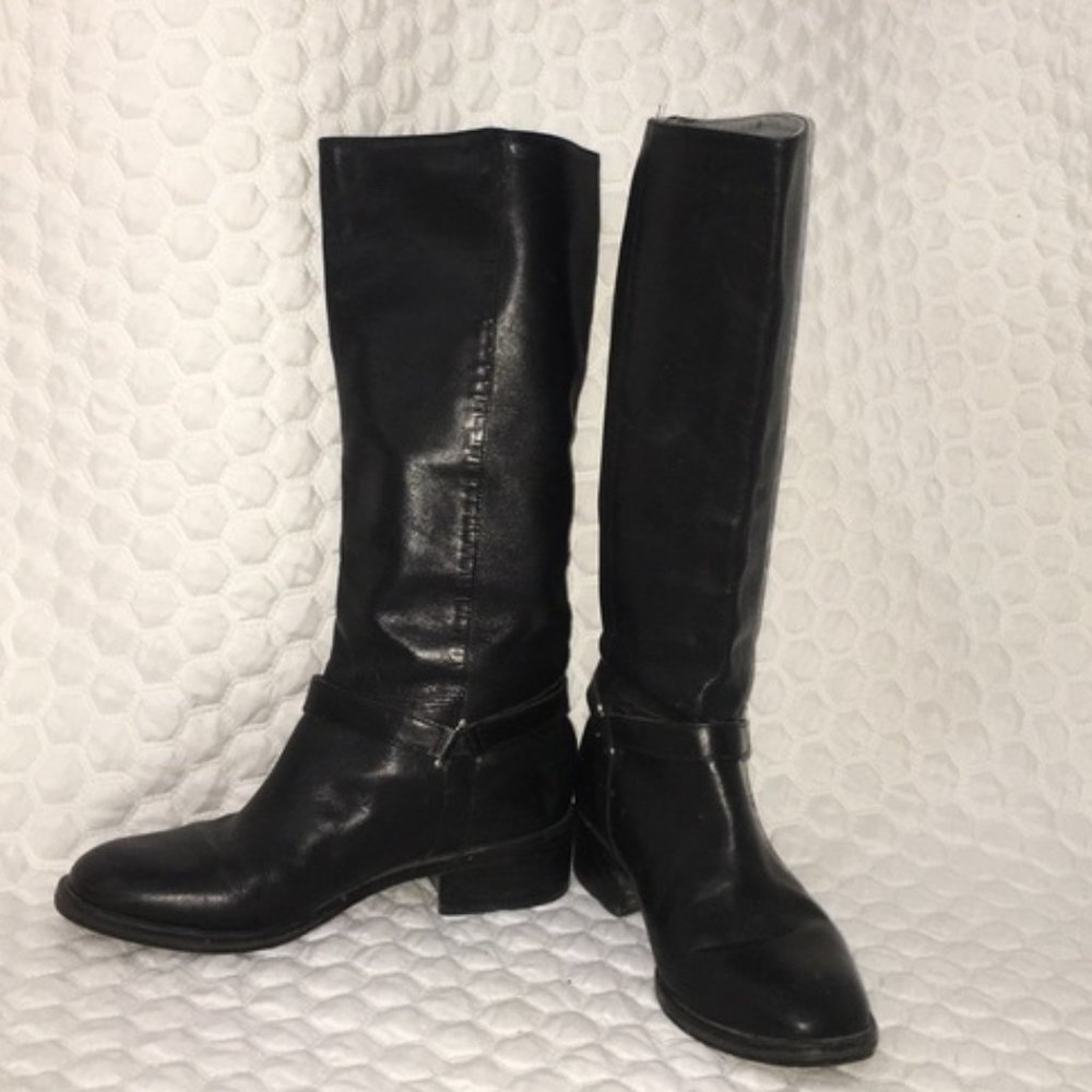 Genuine Leather Calf-High Boots